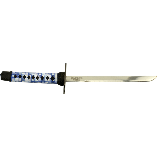 Master Cutlery -  Brevöppnare samurai svärd med stativ Blå