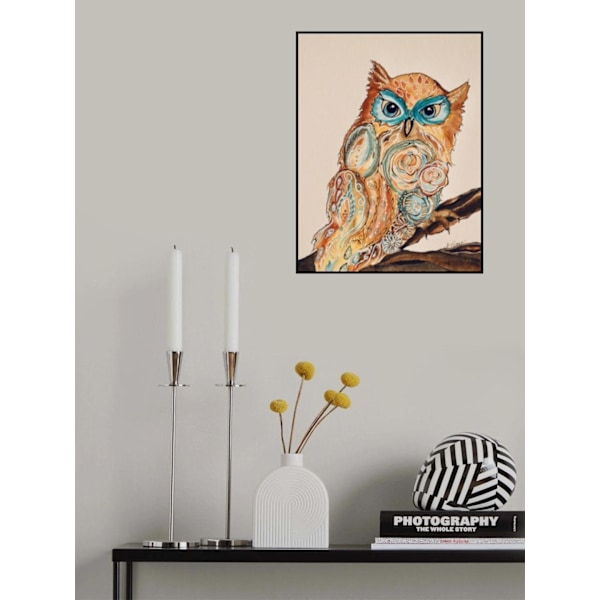 Wise Owl MultiColor 70x100 cm