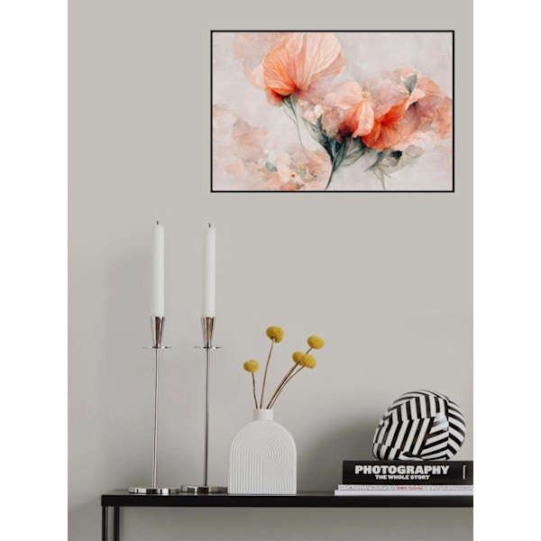 Wild Flowers On Beige Background MultiColor 21x30 cm