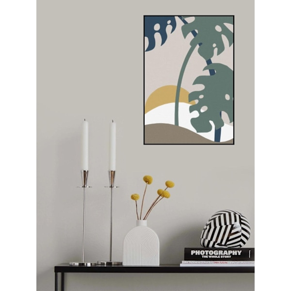 Monstera Cut Out 02 MultiColor 21x30 cm