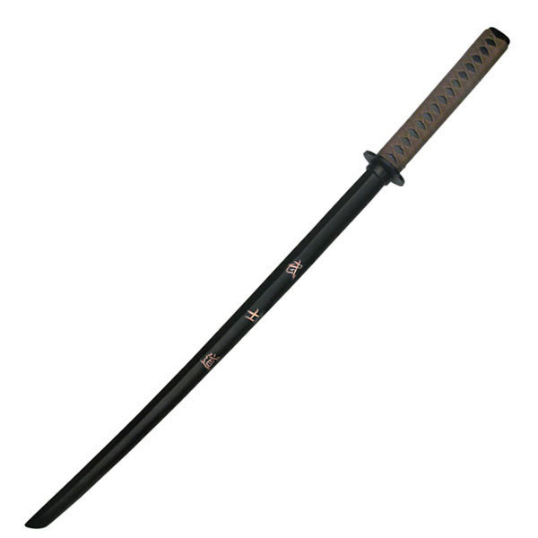 1807BS SAMURAI WOODEN TRAINING SWORD 39.5" OVERALL Black