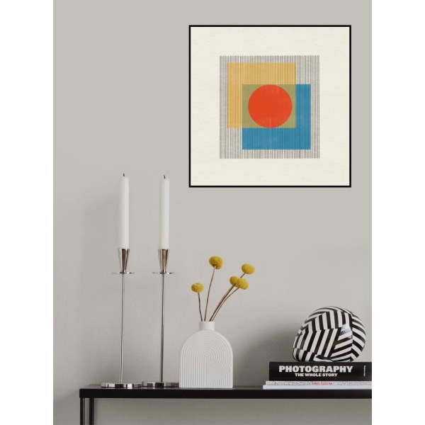 Midcentury Modern Object No3. MultiColor 30x40 cm