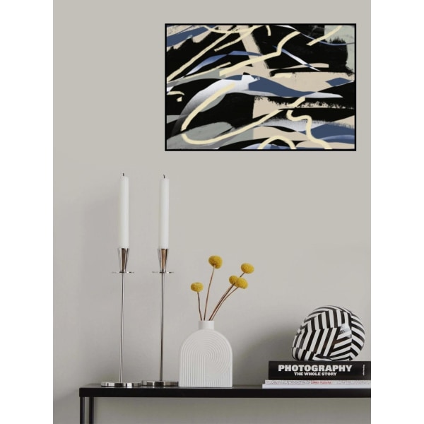 Abstract Mountain Range MultiColor 21x30 cm