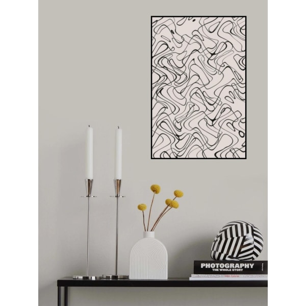 Thin Wild Line Pattern MultiColor 70x100 cm