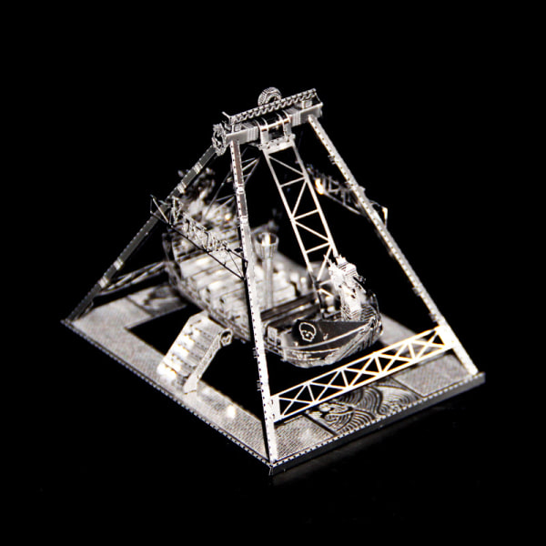 3D Pussel Metall - vikingaskeppet karussel