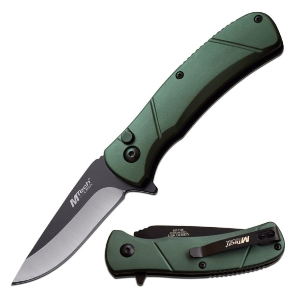 MTech USA MT-A1149 foldekniv med kuglelejer Green GREEN