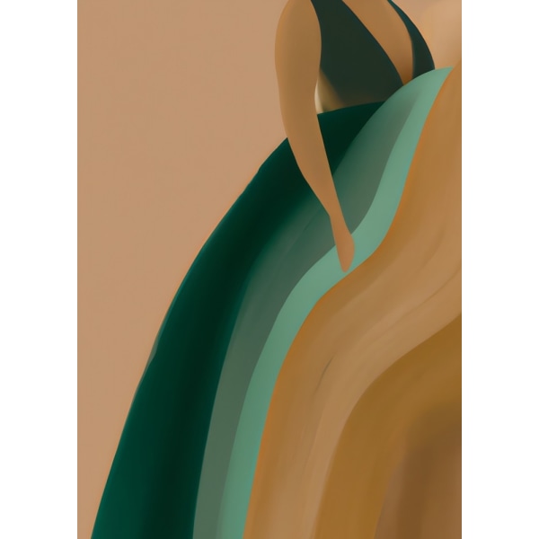 Earthy Dress MultiColor 50x70 cm