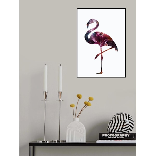 Flamingo Silhouette MultiColor 30x40 cm