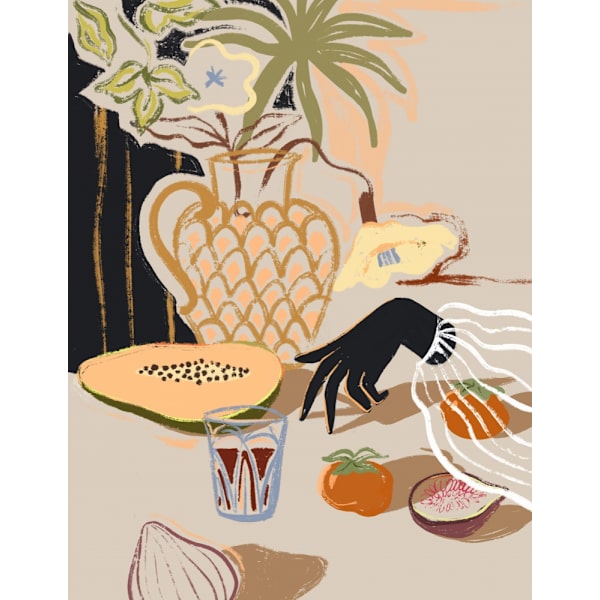 Fruitful Spread MultiColor 50x70 cm