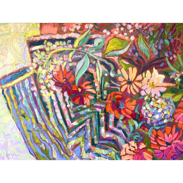 Df1423meanderinggardenpath MultiColor 21x30 cm