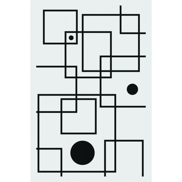 Minimal Shapes 4 MultiColor 21x30 cm