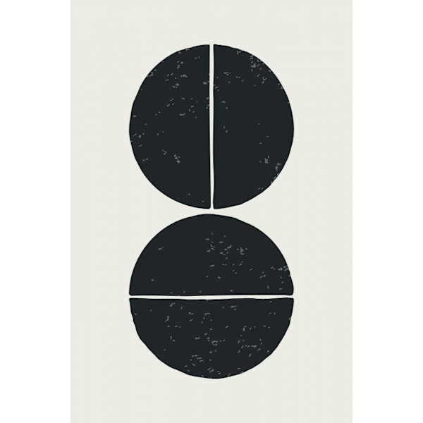 Minimal Circles 2 MultiColor 30x40 cm