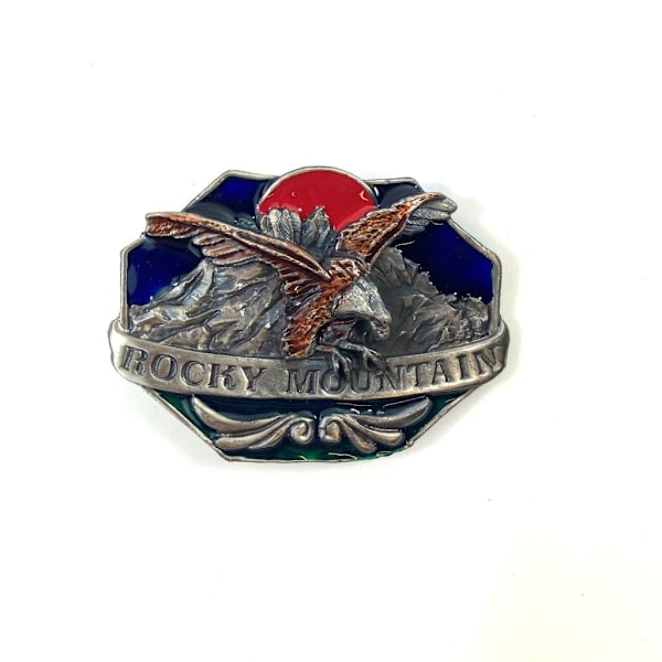 Belt Buckle - Rocky mountain Multicolor