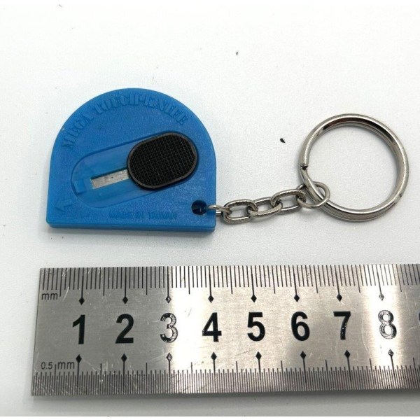 nyckelring - paketkniv med paketkniv svart