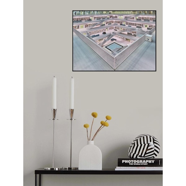 Stadtbibliothek Stuttgart Inner Space I MultiColor 50x70 cm