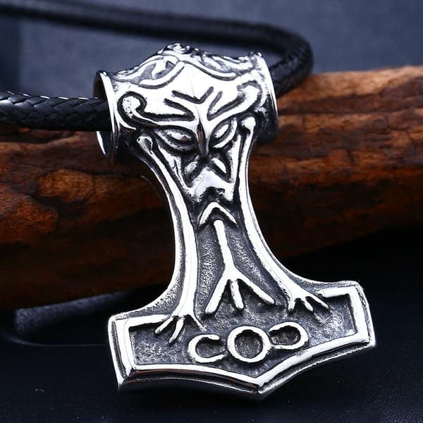Small Thors hammer Mjolnir pendant