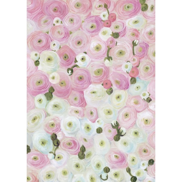 Gabry Painterly Ranunculus MultiColor 21x30 cm