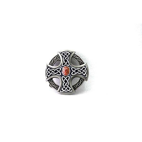 Belt buckle Maltese cross Multicolor