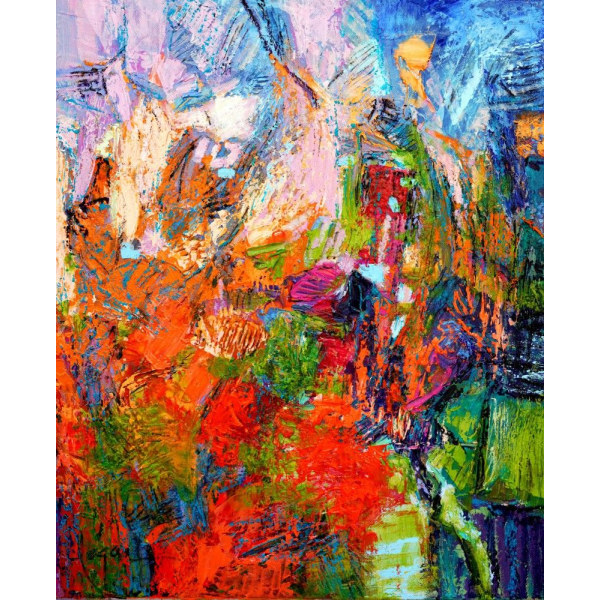 Sacred Garden MultiColor 70x100 cm