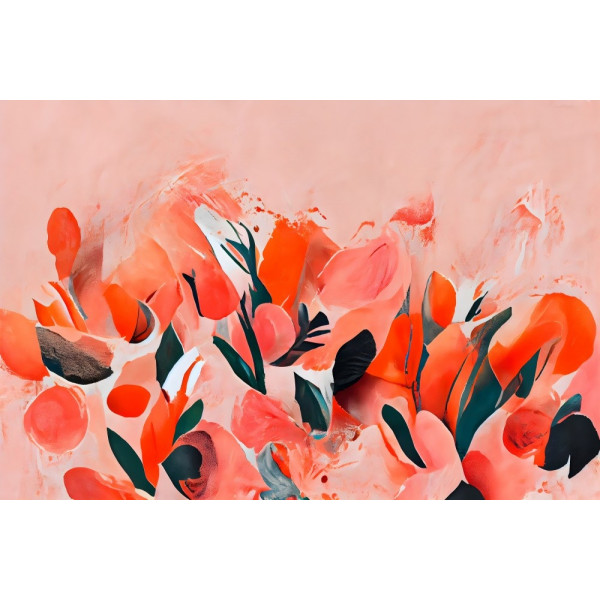 Wild Tulips MultiColor 50x70 cm