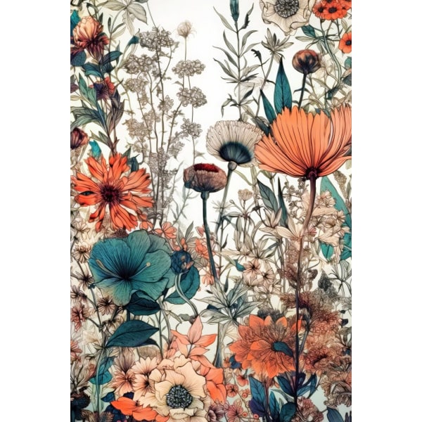 Meadow Flowers 9 MultiColor 21x30 cm