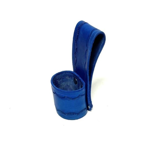 Käsintehty vyönpidike kirveille ja työkaluille - ruotsalaista premium-nahkaa Blue