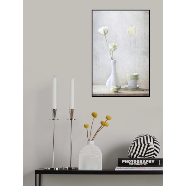 Bløde hvide kronblade MultiColor 50x70 cm