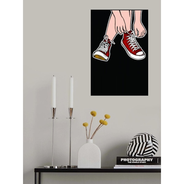 Tie Your Shoe Laces MultiColor 21x30 cm