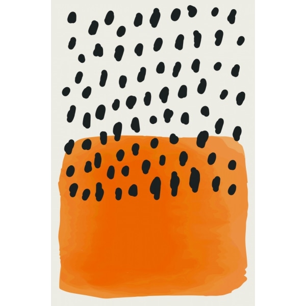 Minimal Watercolor Shapes 1 MultiColor 30x40 cm