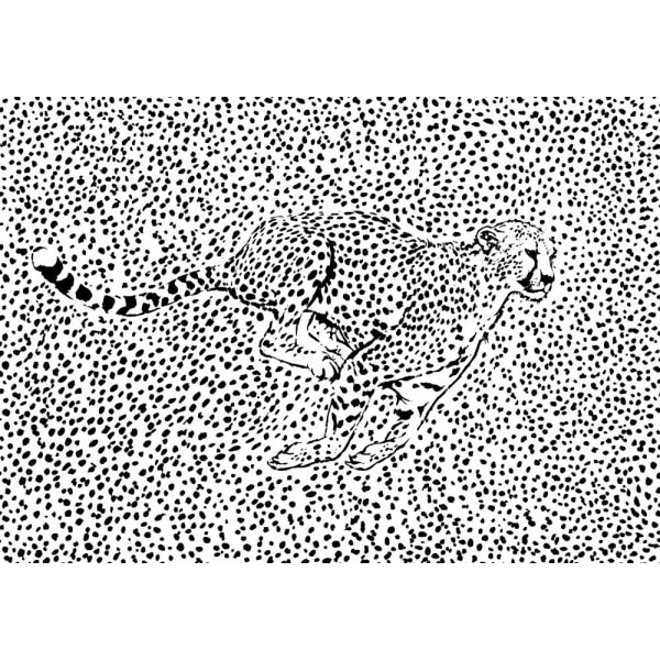 Cheetah Full Sprint MultiColor 21x30 cm