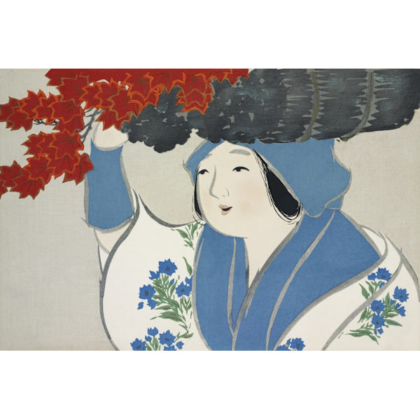 Nainen Momoyogusasta MultiColor 50x70 cm