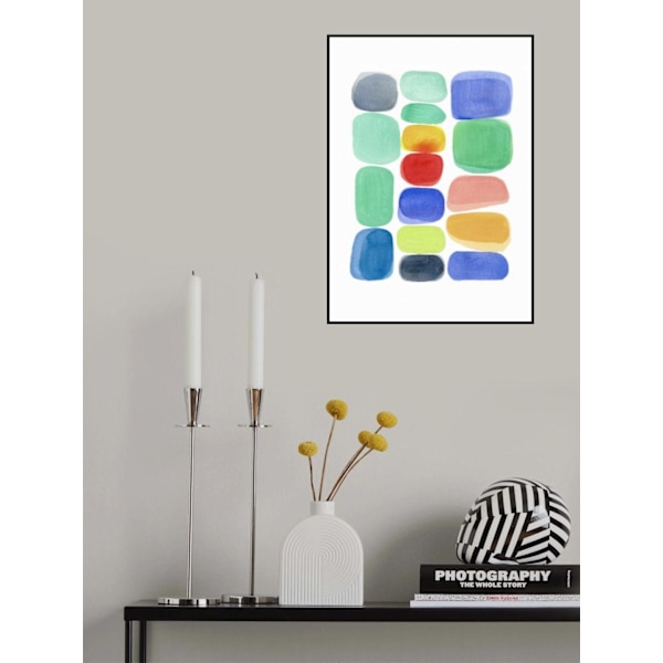 Color Blocks I MultiColor 30x40 cm