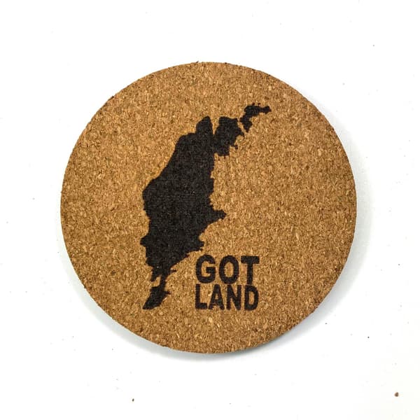 Glasunderlägg - Gotland Brun