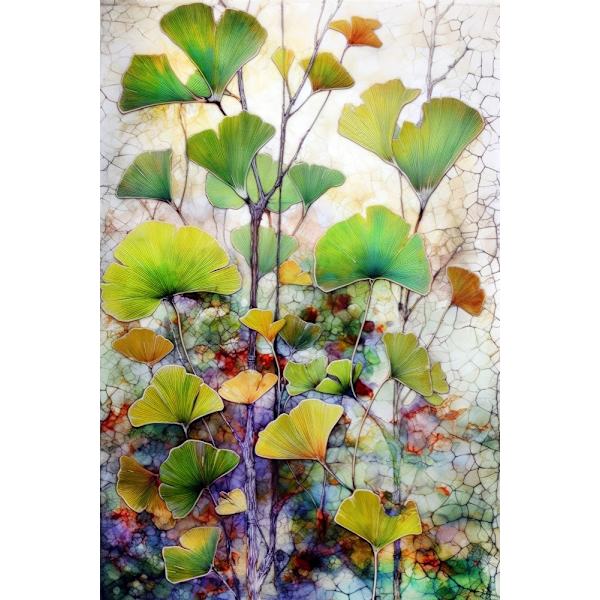 Ginko Biloba Leaves 7 MultiColor 21x30 cm