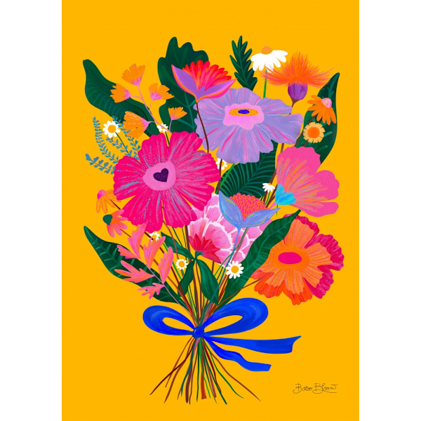 Eclectic Flowers MultiColor 50x70 cm