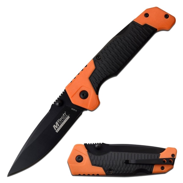MTech Evolution - FDR015 - Folding Knife Orange Orange