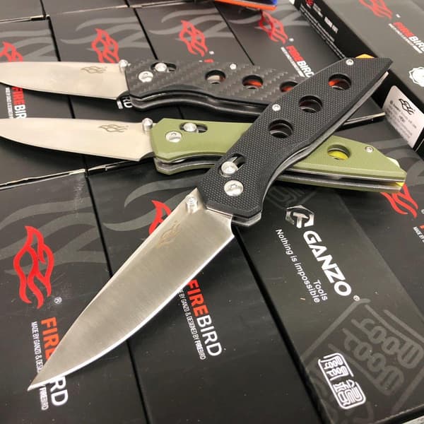 Ganzo - FB7621 fällkniv svart