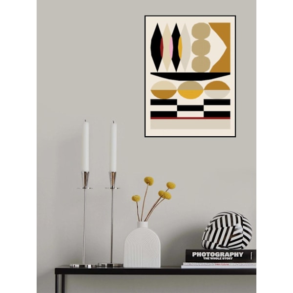 Abstract Composition 25 MultiColor 21x30 cm