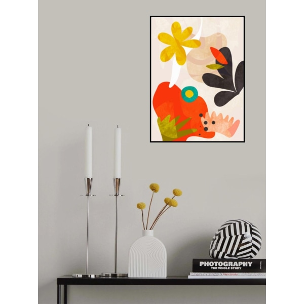 Cutouts Bauhaus Kopie MultiColor 70x100 cm