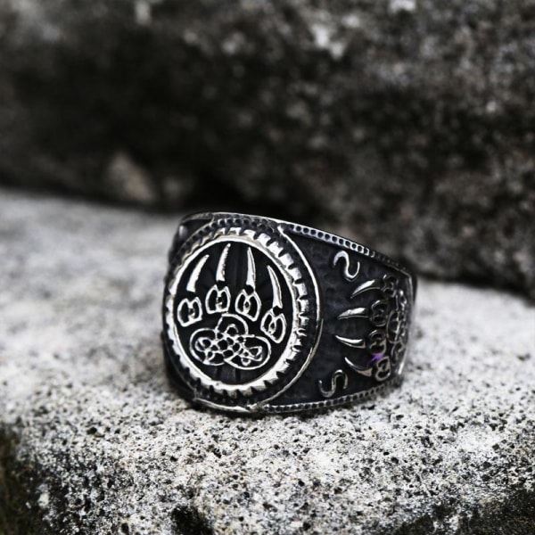 Ring - Norse Mythology - Wolfpaw - Stainless steel - High quality #11