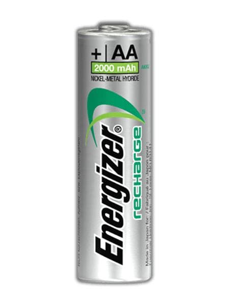 Energizer Power Plus laddningsbara AA-batterier 2000 mAh – 4-pack grå
