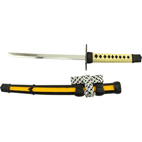 Master Cutlery - Brevåpner samurai-sverd med stativ Yellow