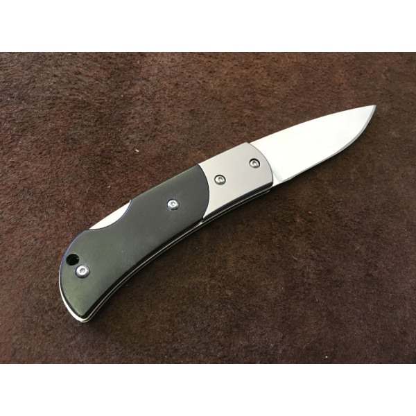 SanRenMu 7085 BUC-JT Fällkniv tumhål backlock jaktkniv kniv
