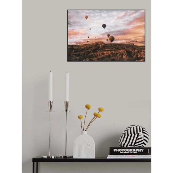 Cappodocia Hot Air Balloon MultiColor 70x100 cm
