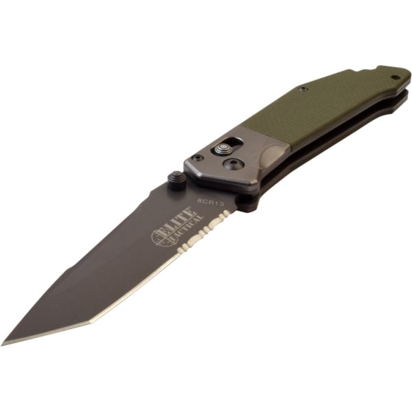 Elite Tactical - ET-1027 - Fällkniv DarkGreen Grön
