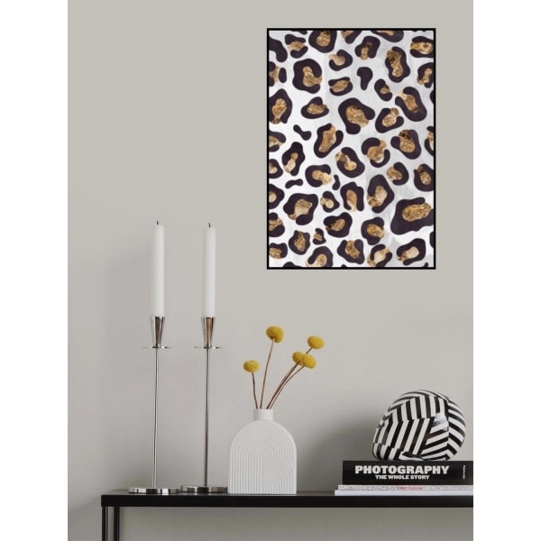 Gold Black Leopard Print MultiColor 70x100 cm