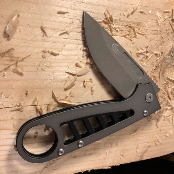 Enlan EW046 extra tunn fällkniv kniv