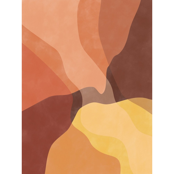3x4 Aspectratioabstractyellow13 MultiColor 70x100 cm