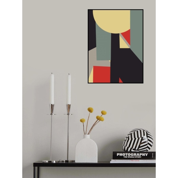 Retro Color Geometrical Design 02 MultiColor 21x30 cm