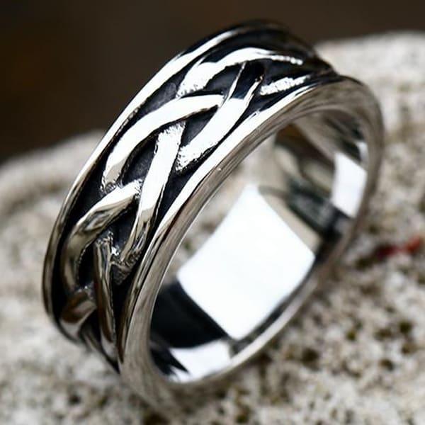 Ring - Norse Mythology - Celtic knot - Stainless steel - High quality #9